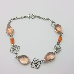 PINK AND ORANGE BRACELET